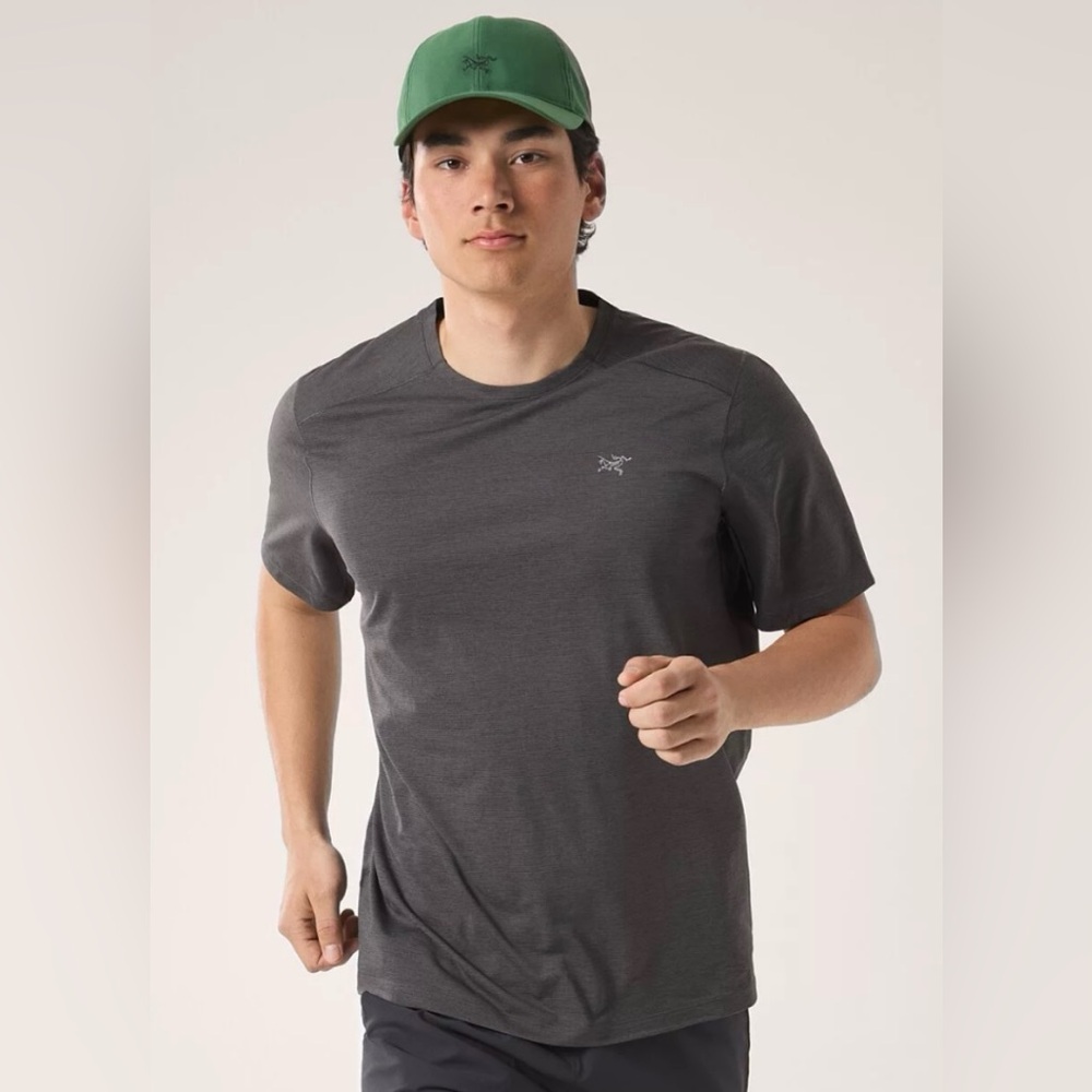 Arc’teryx Cormac Crew Short Sleeve Tee Heather Black